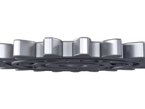 Gear Spur D122mm T9mm M1 3D Model