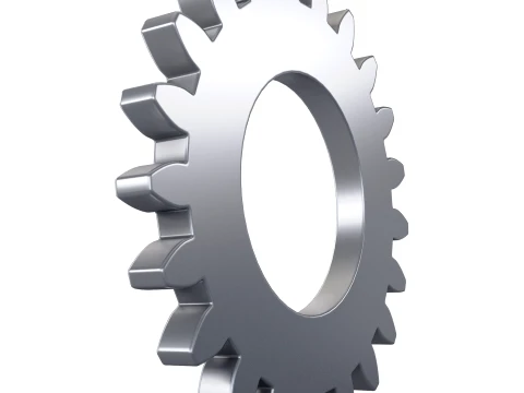 Gear Spur D122mm T9mm M2 3D Model