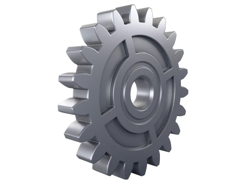 Zahnrad D122mm T15mm M1 3D Modell