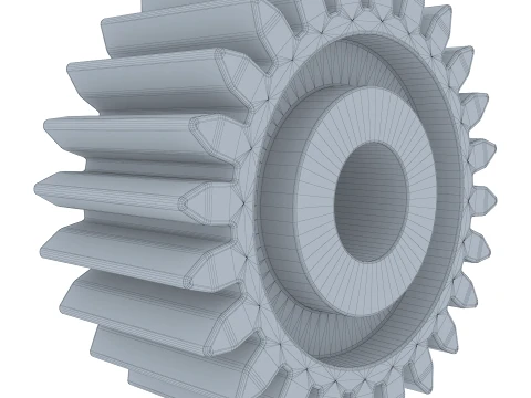 Gear Spur D147mm T68mm M1 3D Model
