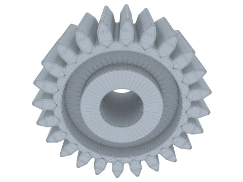 Gear Spur D147mm T68mm M1 3D Model