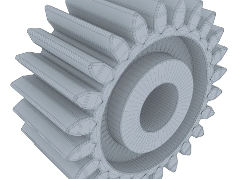 Gear Spur D147mm T68mm M1 3D Model