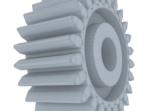 Gear Spur D147mm T68mm M1 3D Model