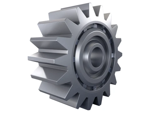 Zahnrad D167mm T71mm M1 3D Modell