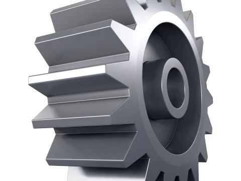 Gear Spur D167mm T71mm M2 3D Model