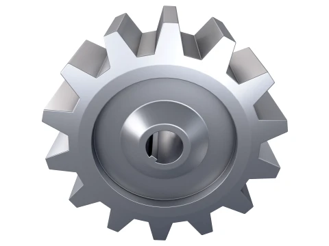 Gear Spur D178mm T74mm M1 3D Model