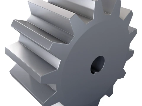 Gear Spur D178mm T94mm M1 3D Model
