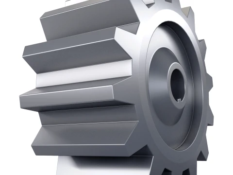 Gear Spur D178mm T94mm M1 3D Model