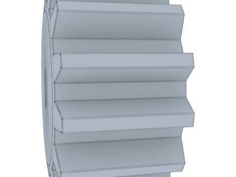 Gear Spur D178mm T94mm M1 3D Model
