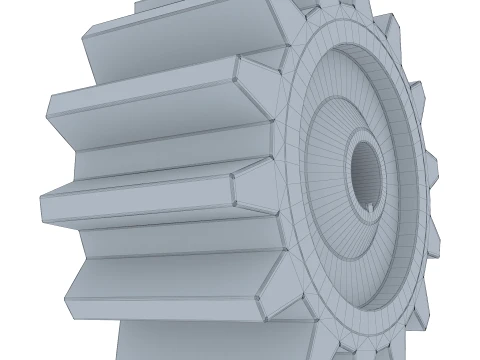 Gear Spur D178mm T94mm M1 3D Model