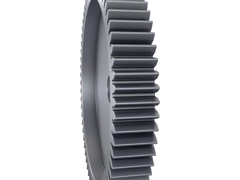 Gear Spur D201mm T31mm M1 3D Model