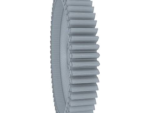 Gear Spur D201mm T31mm M1 3D Model