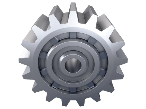 Gear Spur D205mm T93mm M1 3D Model
