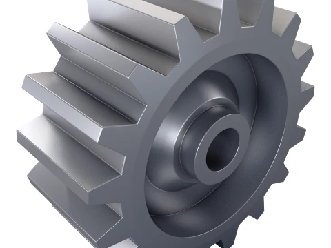 Gear Spur D205mm T93mm M1 3D Model