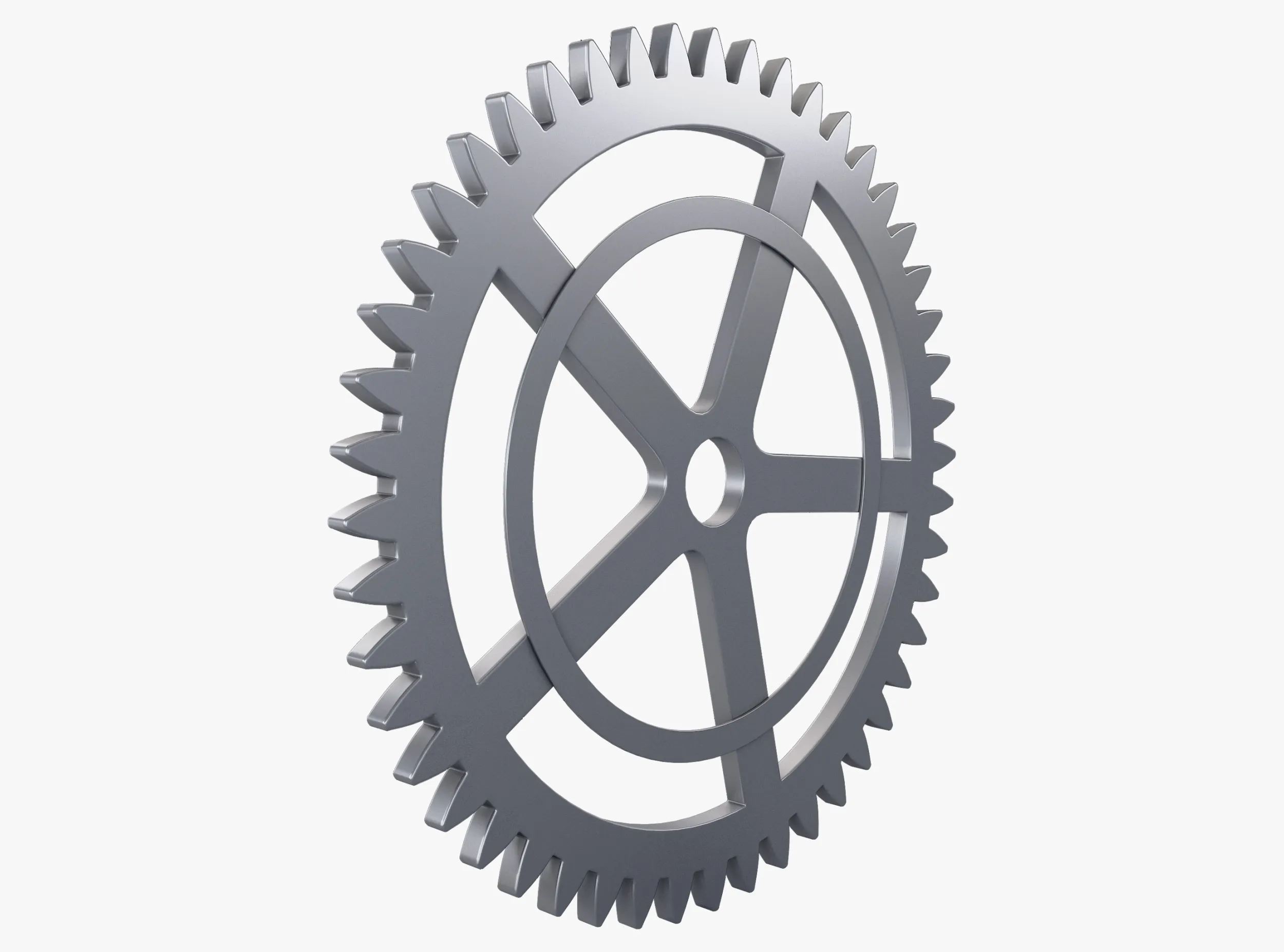 Gear Spur D209mm T7mm M1 3D Model .c4d .max .obj .3ds .fbx .stl .blend 
