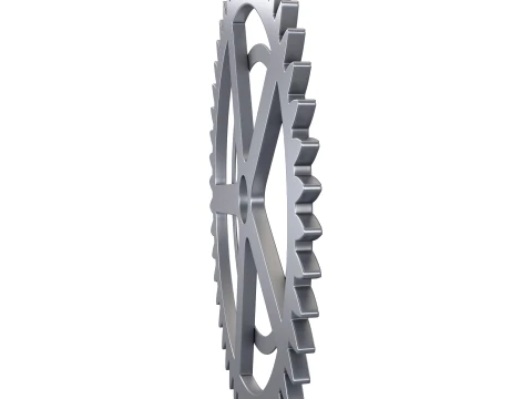 Gear Spur D209mm T7mm M1 3D Model