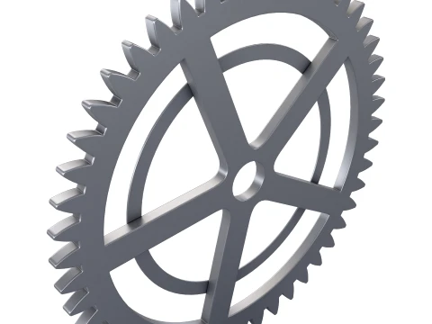 Gear Spur D209mm T7mm M1 3D Model