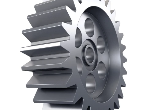 Gear Spur D220mm T71mm M1 3D Model
