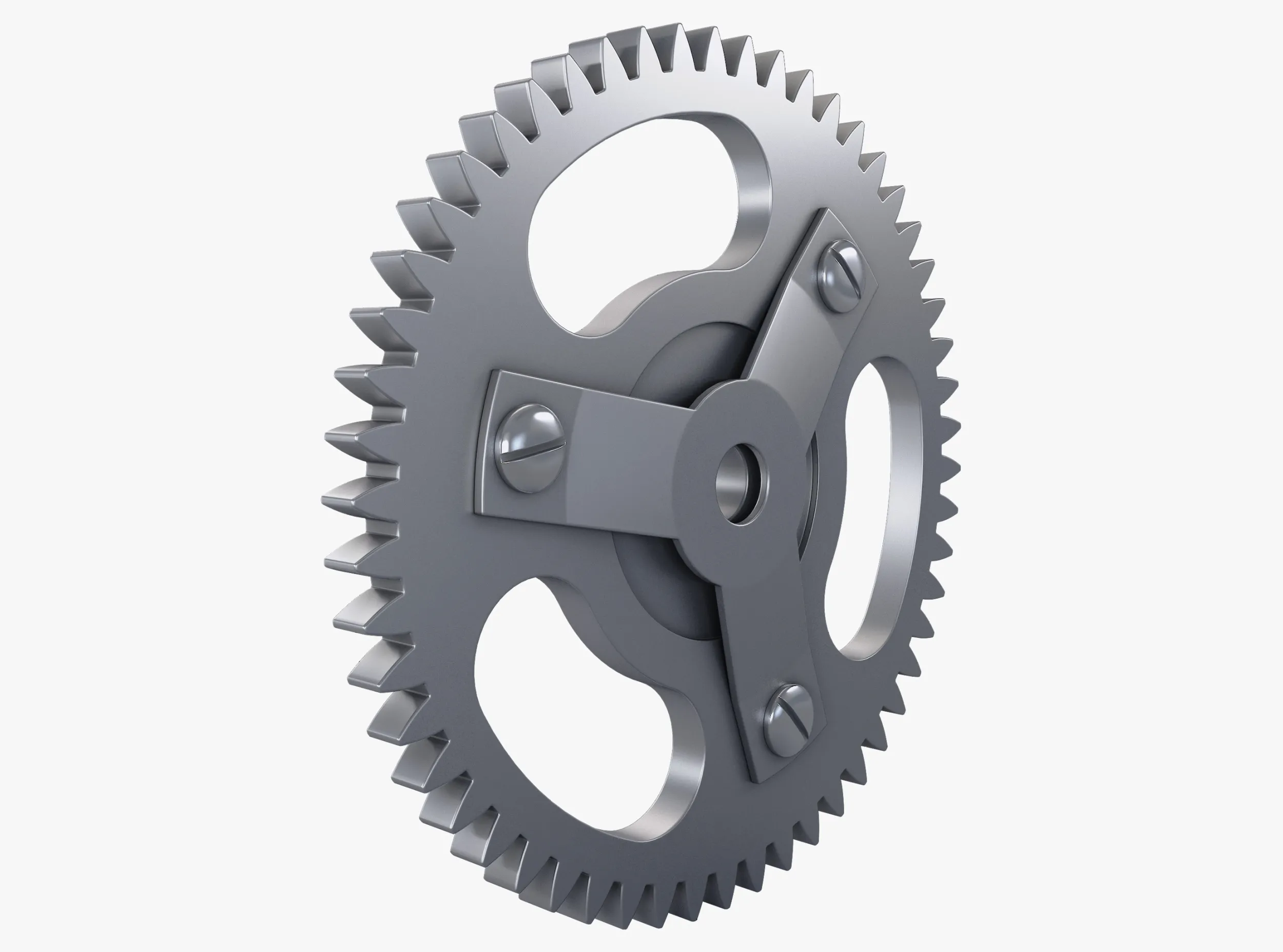 Gear Spur D237mm T19mm M1 3D Model .c4d .max .obj .3ds .fbx .stl .blend 
