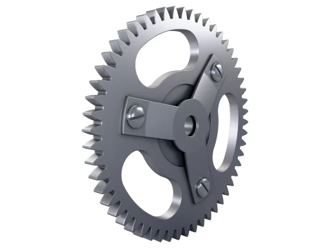 Zahnrad D237mm T19mm M1 3D Modell