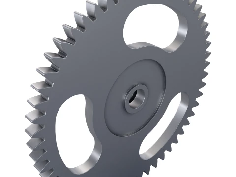 Gear Spur D237mm T19mm M1 3D Model