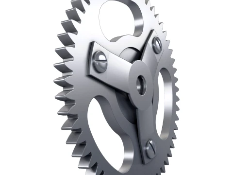 Gear Spur D237mm T19mm M1 3D Model