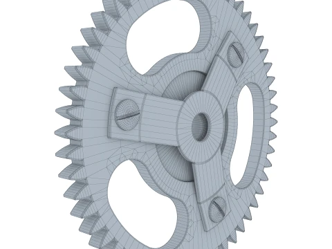 Gear Spur D237mm T19mm M1 3D Model
