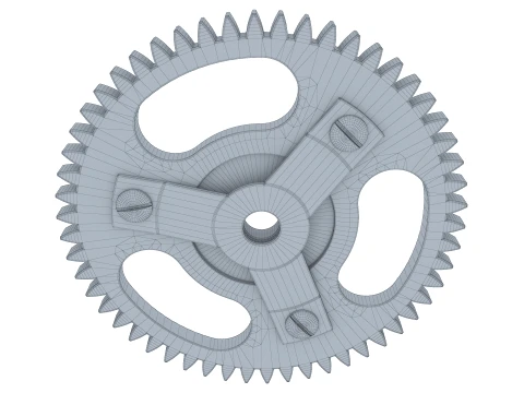 Gear Spur D237mm T19mm M1 3D Model
