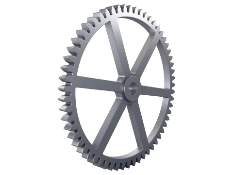 Zahnrad D238mm T19mm M1 3D Modell