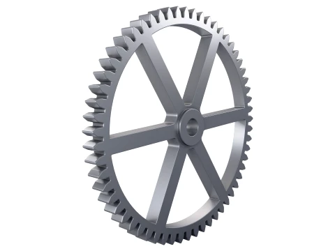 Zahnrad D238mm T22mm M1 3D Modell