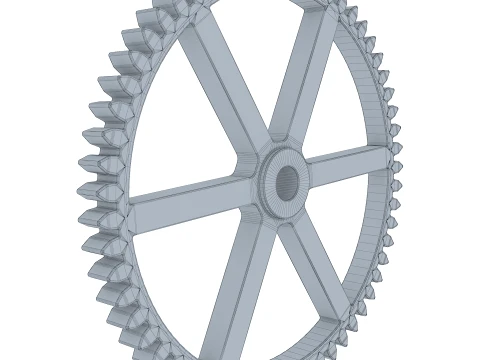 Gear Spur D238mm T22mm M1 3D Model