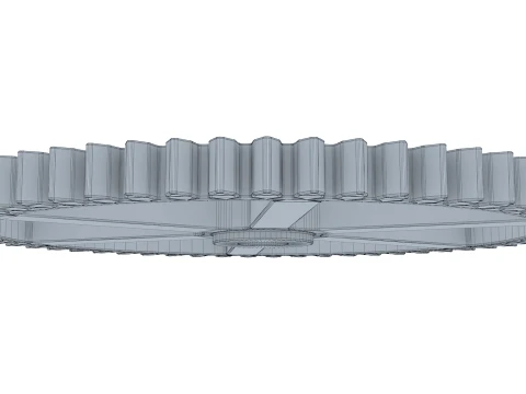Gear Spur D238mm T22mm M1 3D Model