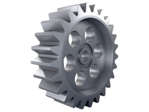 Zahnrad D243mm T71mm M1 3D Modell