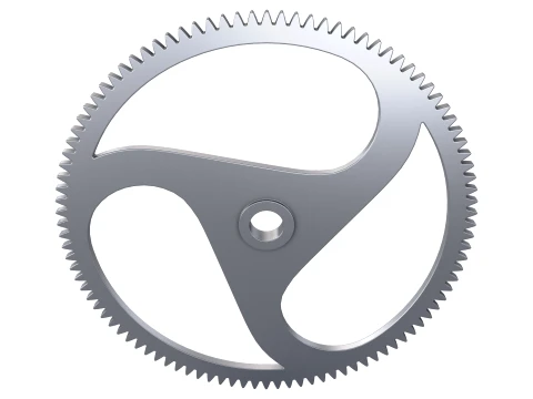 Gear Spur D261mm T14mm M1 3D Model