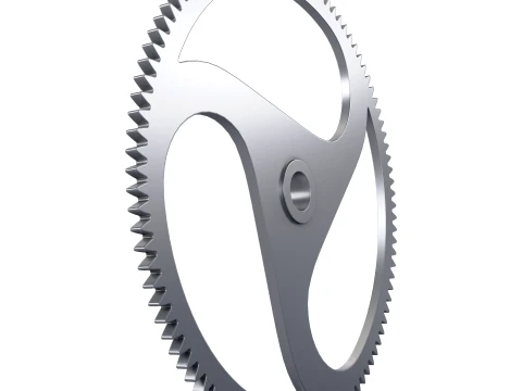Gear Spur D261mm T14mm M1 3D Model