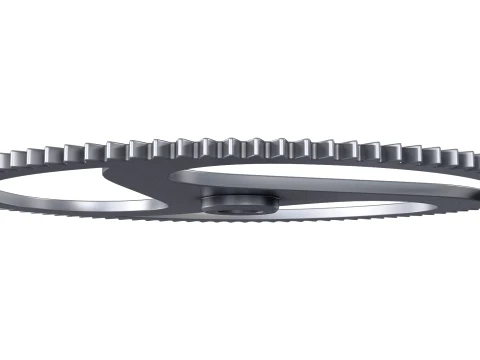 Gear Spur D261mm T14mm M1 3D Model