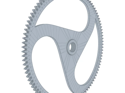 Gear Spur D261mm T14mm M1 3D Model