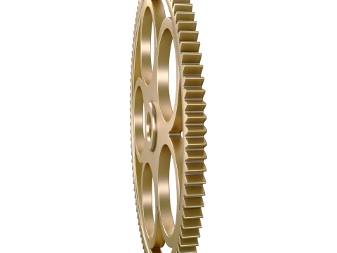 Gear Spur D261mm T16mm M1 3D Model