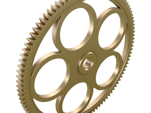 Gear Spur D261mm T16mm M1 3D Model