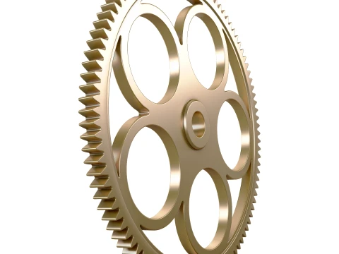 Gear Spur D261mm T16mm M1 3D Model