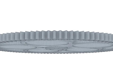 Gear Spur D261mm T16mm M1 3D Model