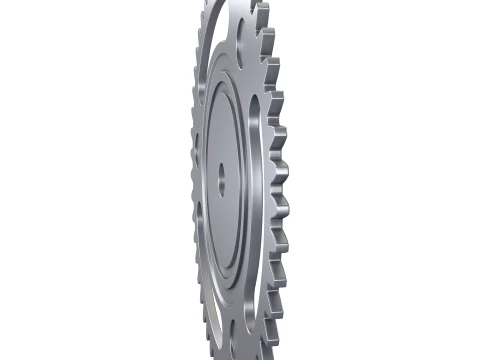 Gear Spur D271mm T6mm M1 3D Model