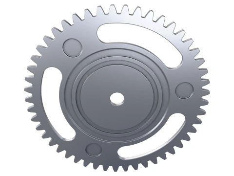 Gear Spur D271mm T6mm M1 3D Model