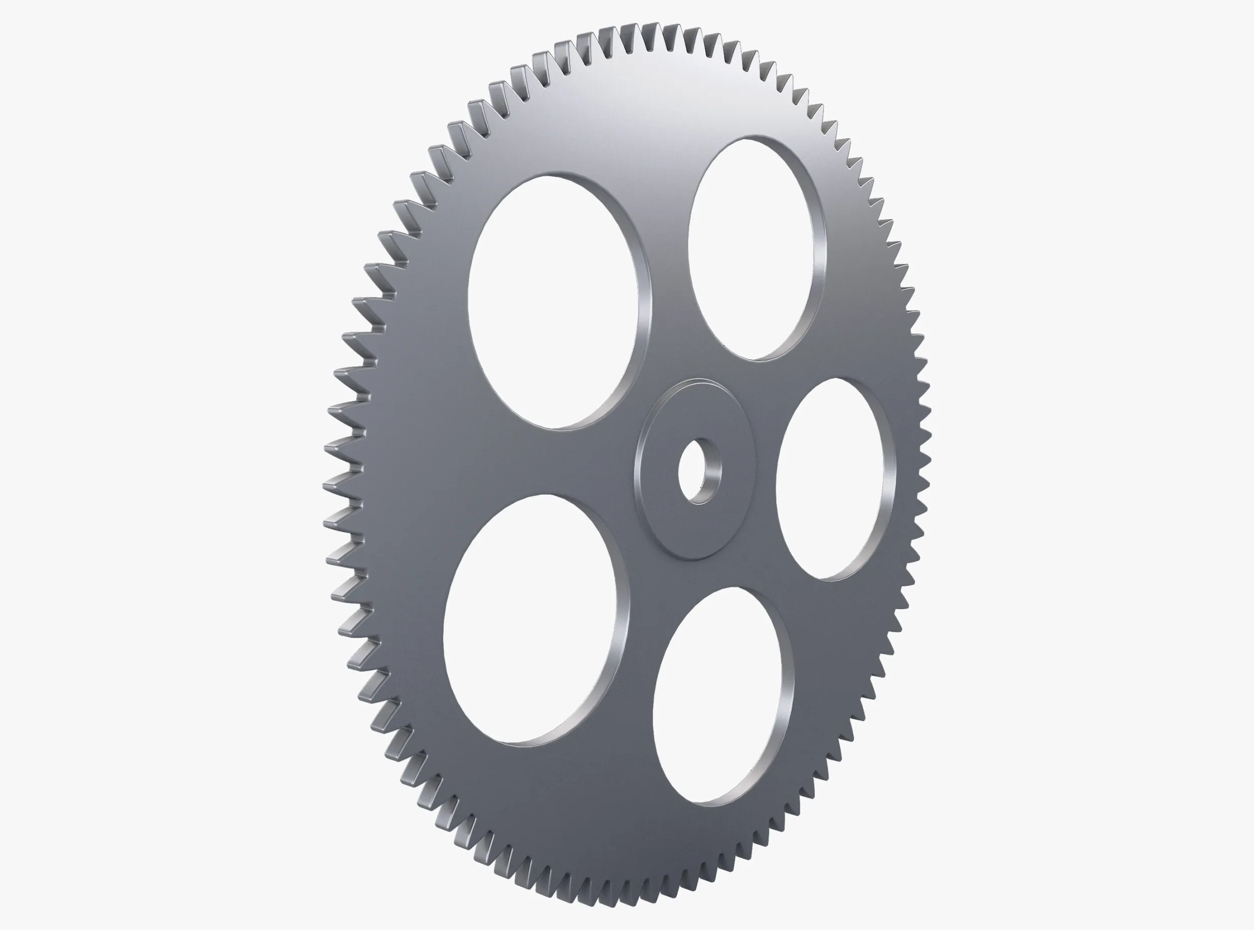 Gear Spur D285mm T9mm M1 3D Model .c4d .max .obj .3ds .fbx .stl .blend 