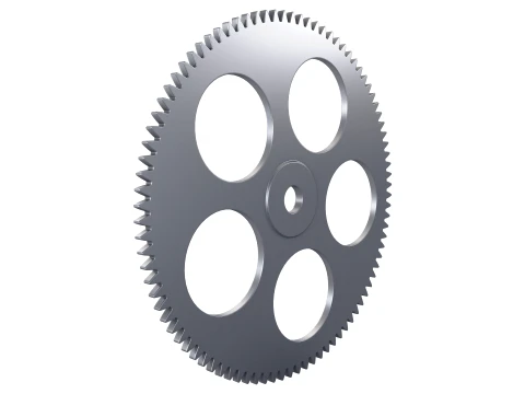 Zahnrad D285mm T9mm M1 3D Modell