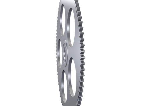 Gear Spur D285mm T9mm M1 3D Model