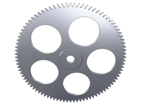 Gear Spur D285mm T9mm M1 3D Model