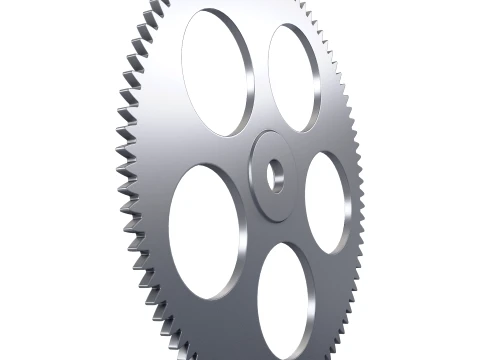 Gear Spur D285mm T9mm M1 3D Model