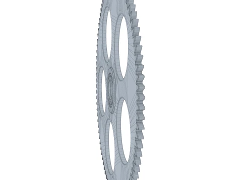 Gear Spur D285mm T9mm M1 3D Model