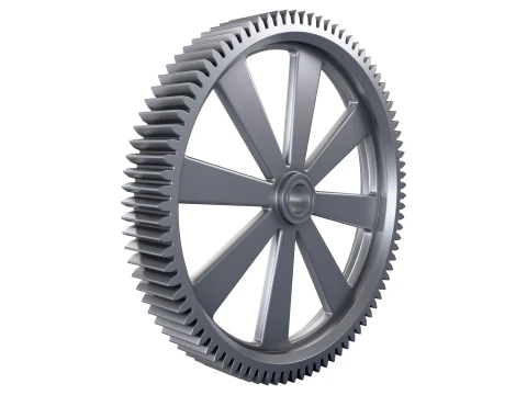 Zahnrad D301mm T43mm M1 3D Modell